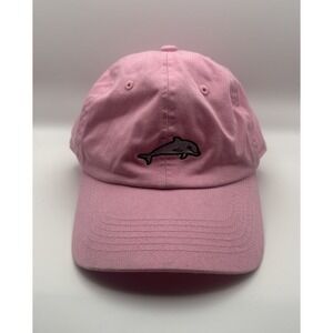 Dad Brand Pink Dolphin Embroidered Dad Hat Adjustable Cotton Baseball Cap